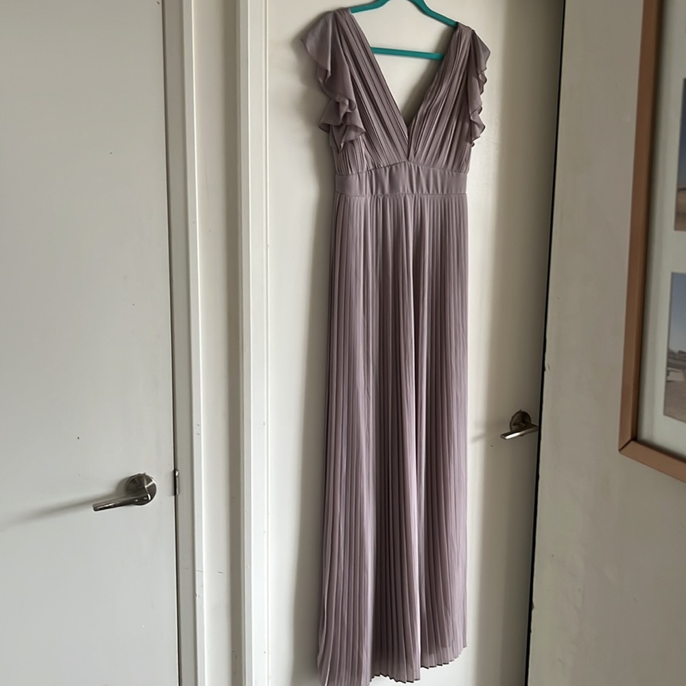 Lilac Bridesmaid or wedding guest dress
